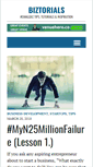 Mobile Screenshot of biztorials.com